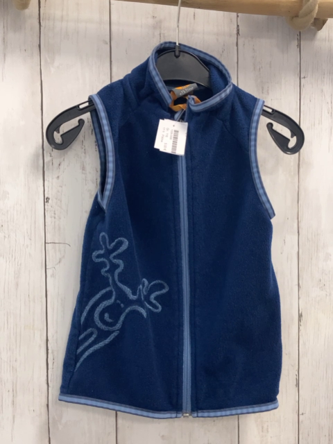 Elkline  Weste  Gr. 116  blau hellblauer Bund Elch 