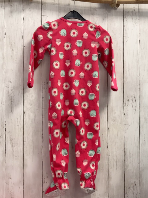 Carter´s  Schlafanzug  Gr. 98  rot Fleece Törtchen 