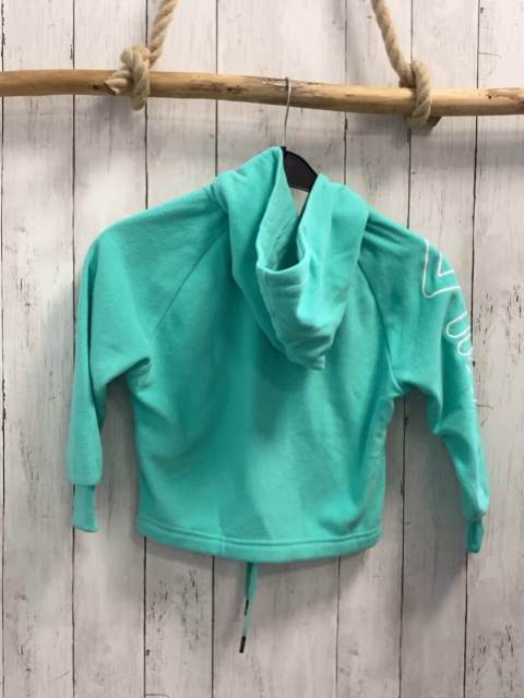 Fila  Fleecejacke  Gr. 122  türkis Kpauze weiße Schrift 