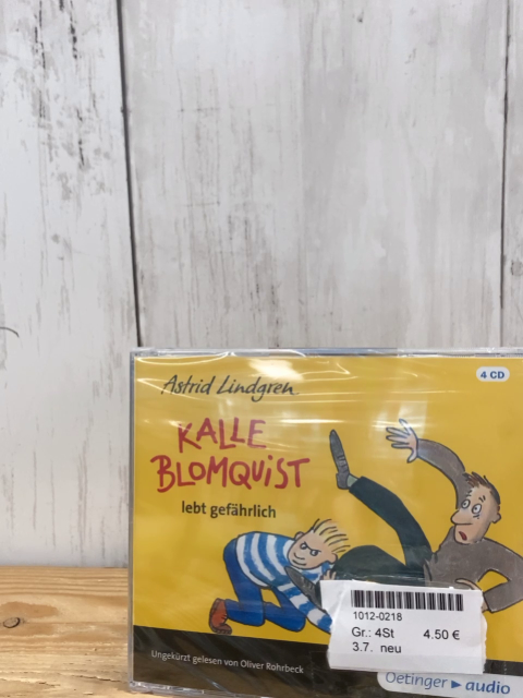 neu  CD 4 Stück   kalle Blomquist 