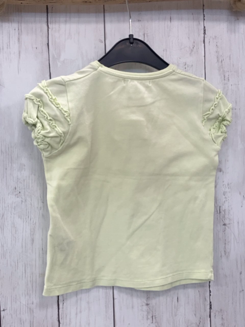 Zara  T-Shirt  Gr. 98  hellgrün Schrift aus Steinen 