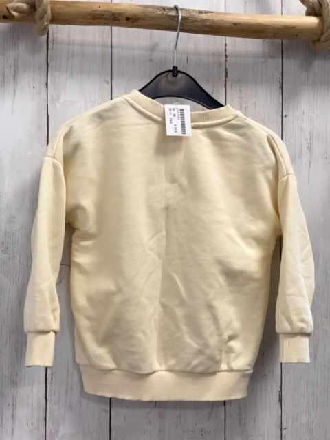 Zara  Pullover  Gr. 98  creme Barbie Schrift 