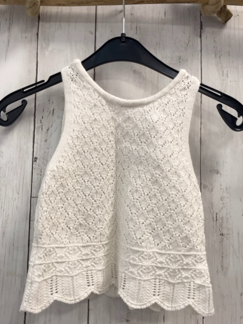 Zara  Top  Gr. 98  weiß Strick 