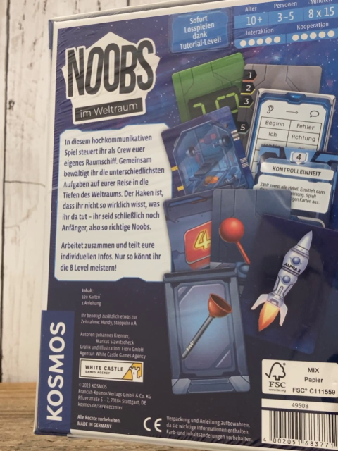 neu Kosmos Spiel Noobs