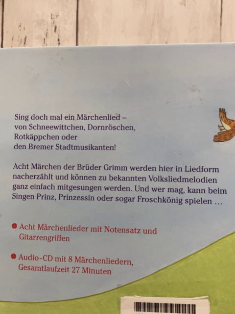  Pappbuch Dornröschen war ein schönes Kind