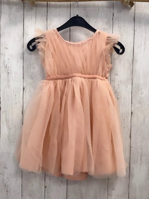 Name it  Kleid  Gr. 110  lachs Tüllüberkleid 