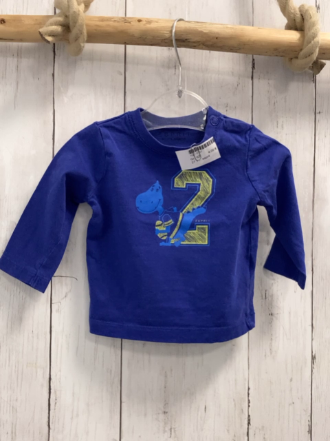 esprit Langarmshirt Gr. 62  dunkelblau Dino