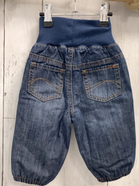 H&M Hose Gr. 62  blau jeans hoher Bund gefüttert