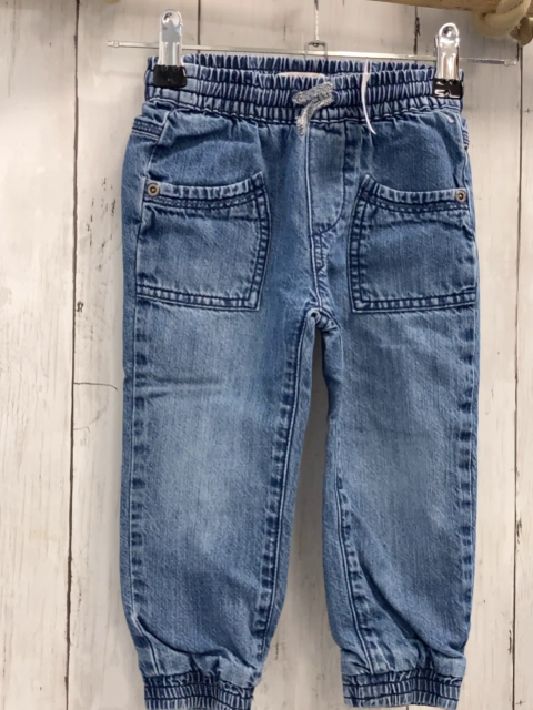 esprit Hose Gr. 86  blau Jeans Kordel gefüttert