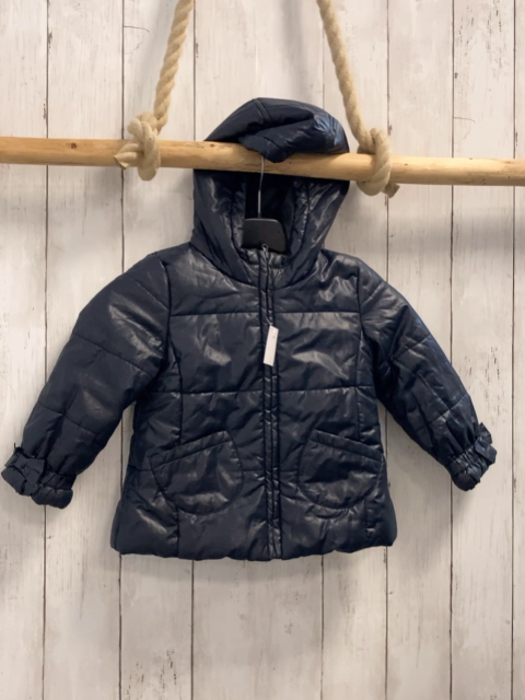 Benetton Winterjacke Gr. 92  blau gesteppt