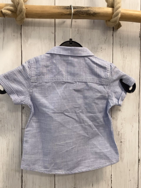 next Sommerhemd Gr. 74  blau weiß gestreift