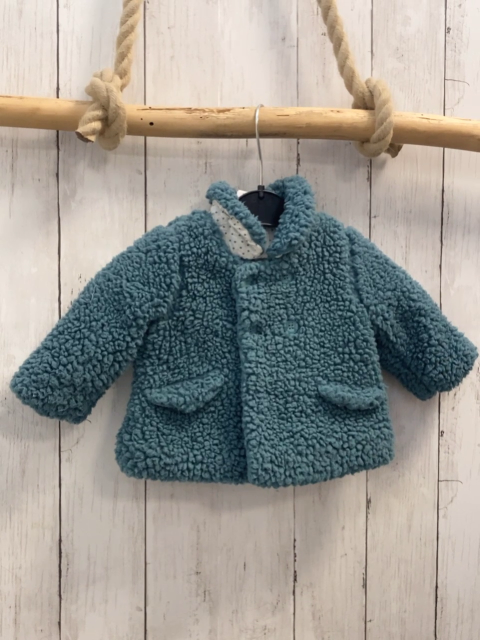 Zara  Teddyjacke  Gr. 68  petrol 