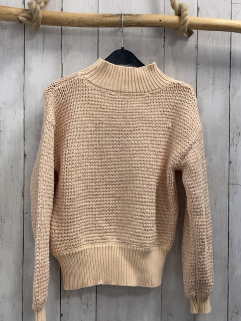 Guess  Pullover  Gr. 152  lachs rosa Fäden + transparente Pailetten 