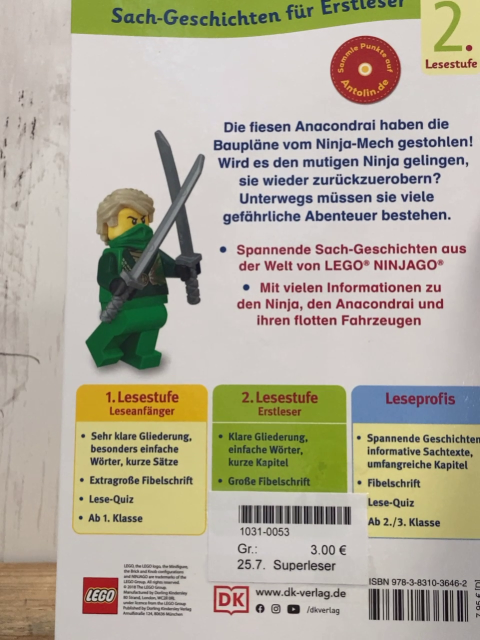 Superleser  Buch Ninjago: Die große Verfolgungsjagd 