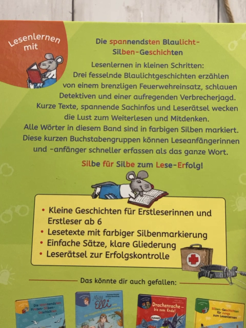  Buch Die spannendsten Blaulicht-Silben-Geschichten 