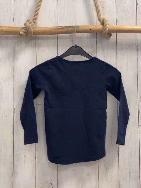 Blue Seven  Langarmshirt  Gr. 104  blau Sterne mit Glitzer 