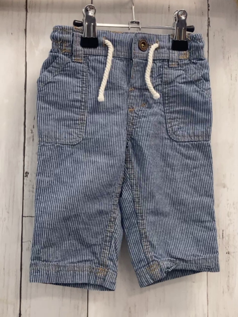 H&M  Hose  Gr. 68  blau weiße Streifen weiße Kordel 