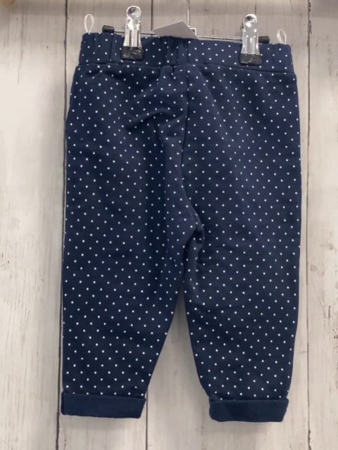 Disney  Leggings Gr. 80  blau weiße Punkte Minnie Mouse Kopf 