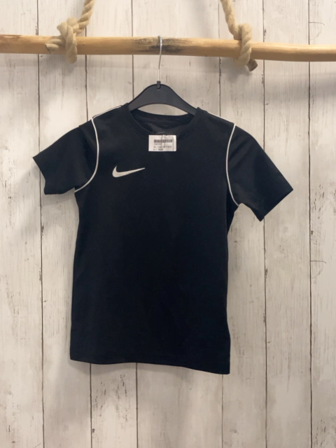 Nike  Sportshirt  Gr. 122/128  schwarz grauer Bund 