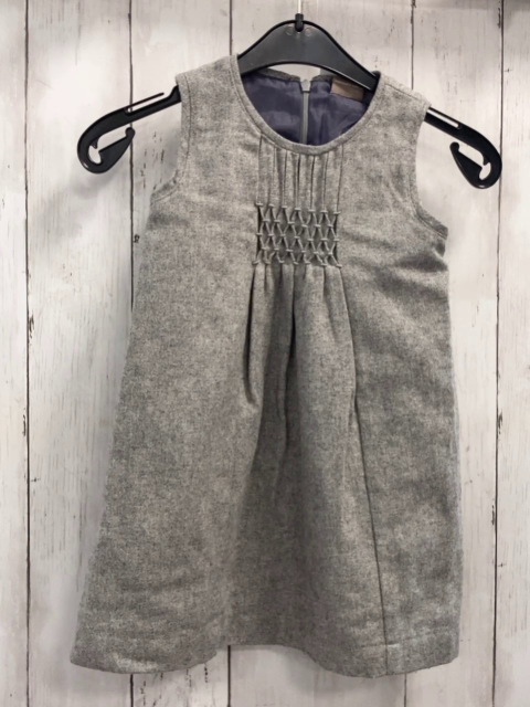 Claire Kleid Gr. 92  grau 50% Wolle