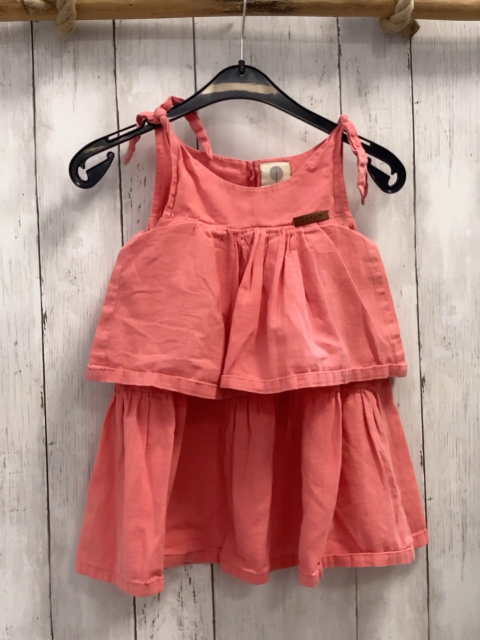 Dayan  Kleid  Gr. 98  hellrot Rüschen 