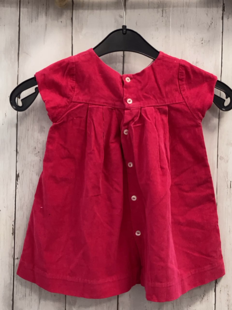Jacadi  Kleid  Gr. 74  himbeere Kord 
