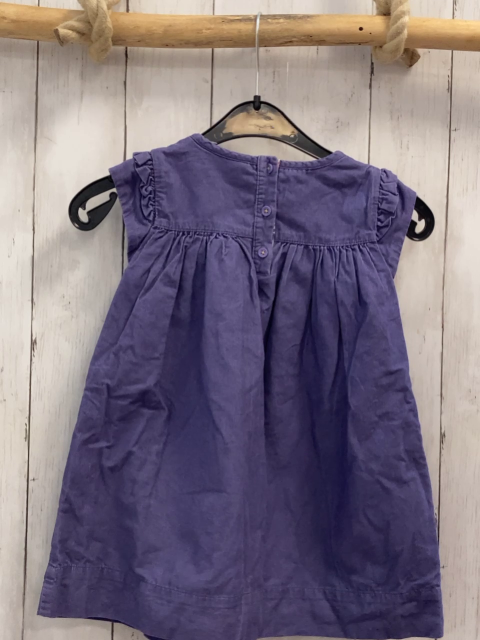 Mini Boden  Kleid  Gr. 92  lila kord weißes Futter mit Blumen 
