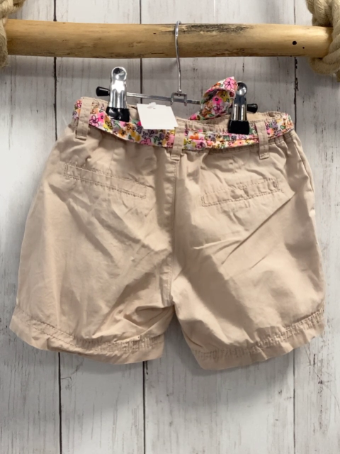 H&M Shorts Gr. 98  beige mit Gürtelband Bund verstellbar