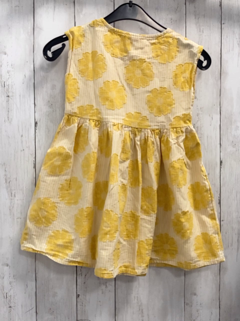 next Kleid Gr. 110  gelb weiß gestreift gelbe Blumen