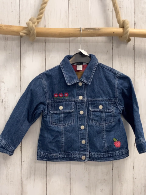 Oshkosh Jeansjacke Gr. 98  blau Aufnäher