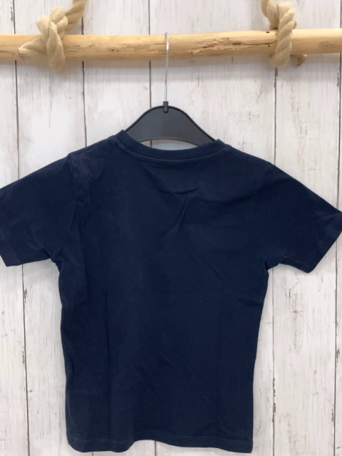 Tom Tailor T-Shirt Gr. 104  blau weiße Schirft T-Rex
