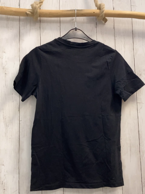 Jack & Jones  T-Shirt  Gr. 158  schwarz gestreiftes Rechteck mit Schrift 