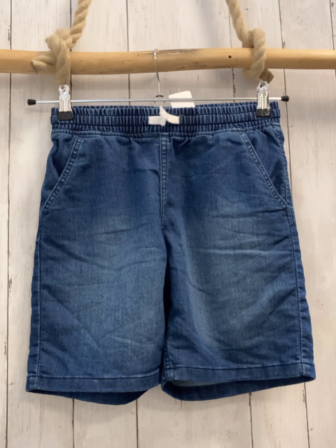 H&M  Shorts  Gr. 146  blau Jeans  Gummizugbund mit weißer Kordel 