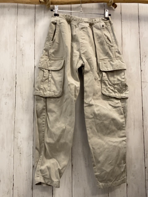 Zara  Hose  Gr. 140  grau Jeans Gummizugbund aufgesetzte Taschen 