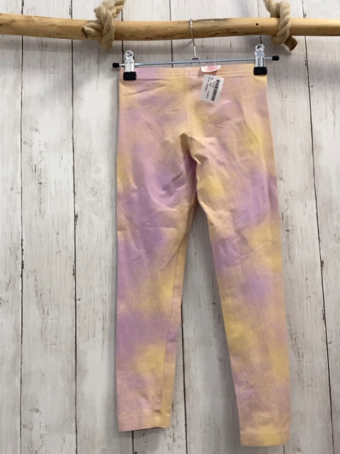 Adidas  Leggigs  Gr. 128  lachs gelbe Punkte 