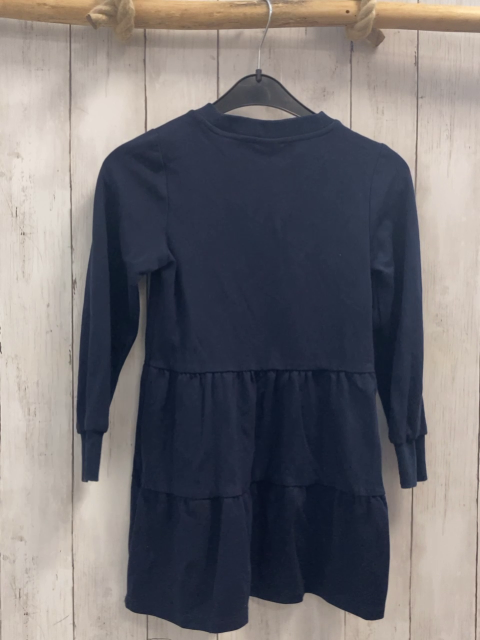 S´Oliver  Kleid  Gr. 128  blau rosa Schrift 
