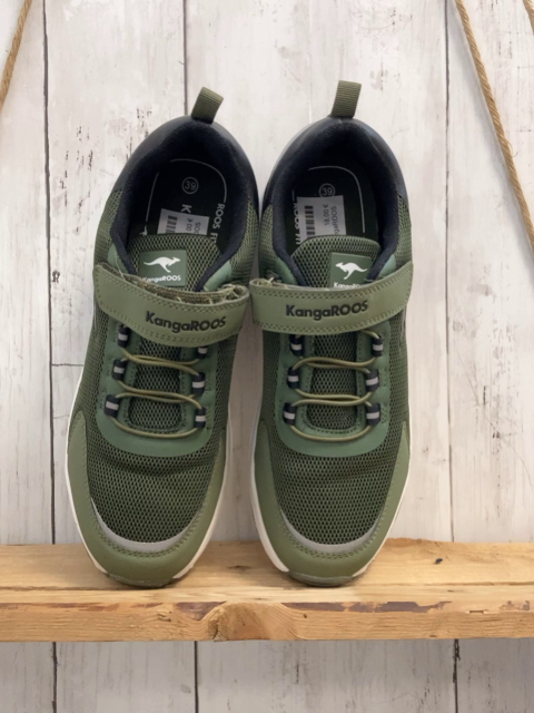 KangaROOS  Schuhe  Gr. 39  oliv hellgrau schwarz weiße Sohle 