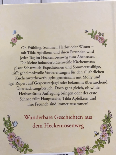 Tilda Apfelkern  Buch Wunderbare Geschichten aus dem Heckenrosenweg 