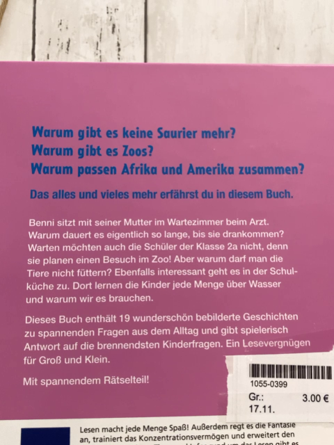   Buch Warum gibt es keine Saurier mehr 