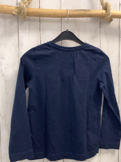   Langarmshirt Gr. 128  blau Eichöhrnchen