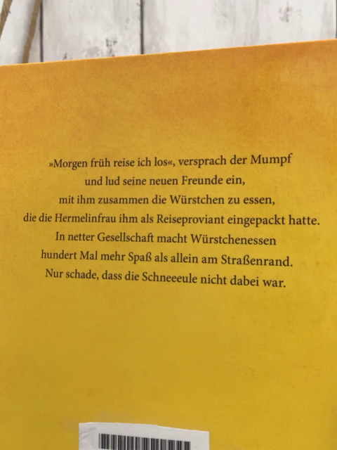  Buch Morgen geht´s los, sagt der Mumpf 