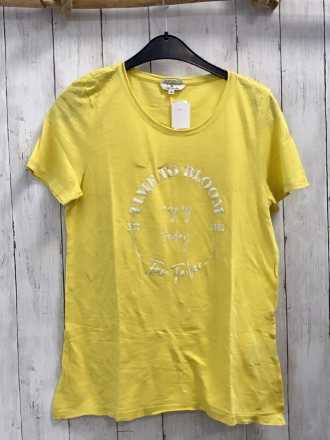 Tom Tailor  T-Shirt  Gr. 164/170  gelb weiße Schrift 