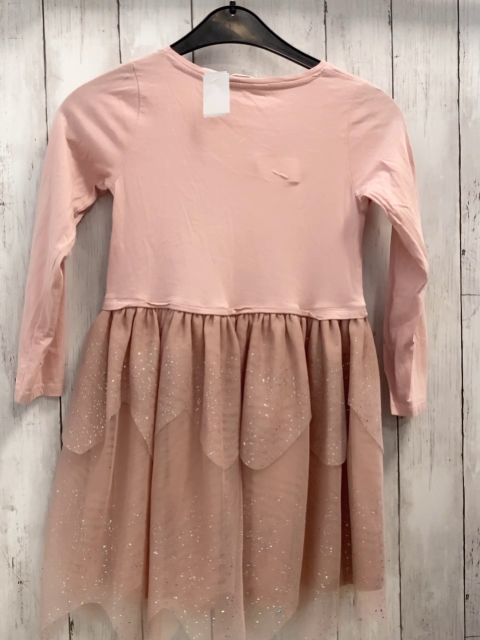 H&M Kleid Gr. 122  rosa Mickey Mouse Tüllrock mit Glitzer