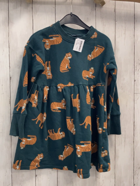 next Kleid Gr. 116  grün Tiger