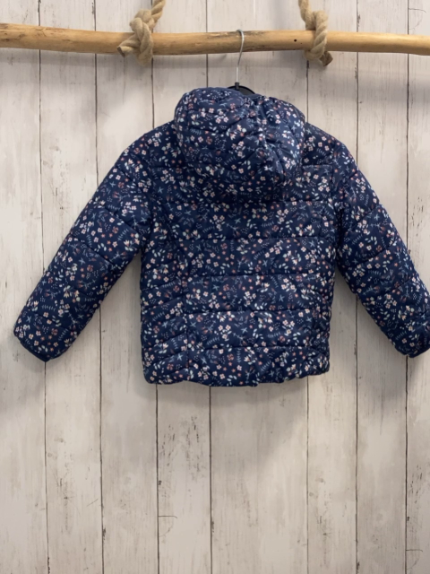 Jacke Gr. 110  blau Blumen