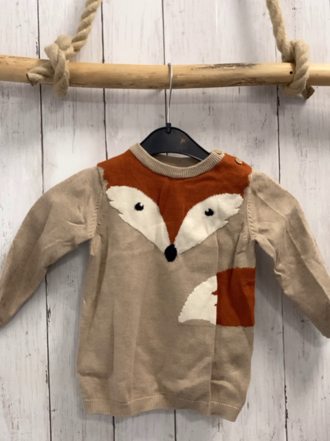 H&M  Pullover  Gr. 86  snad Strick Fuchs 