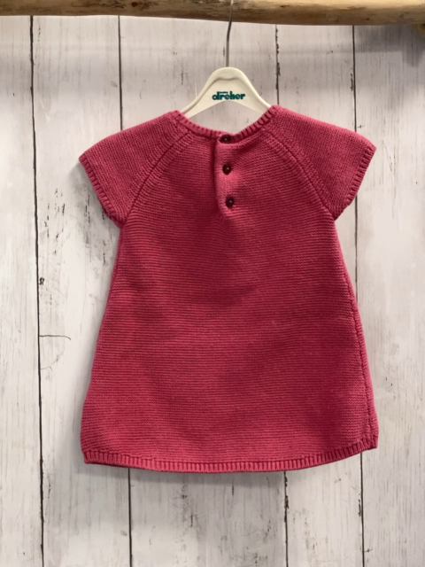 Obaibi Kleid  Gr. 68  rot Strick Blume 