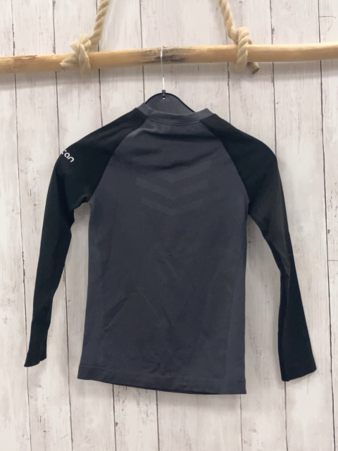  Sportshirt Gr. 134  grau schwarz