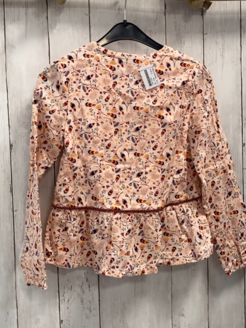 Sergent Major  Bluse  Gr. 134  rosa bute Federn 