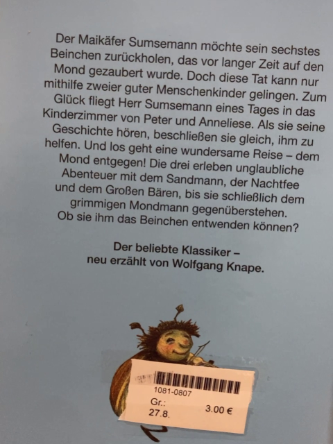   Buch Peterchens Mondfahrt 